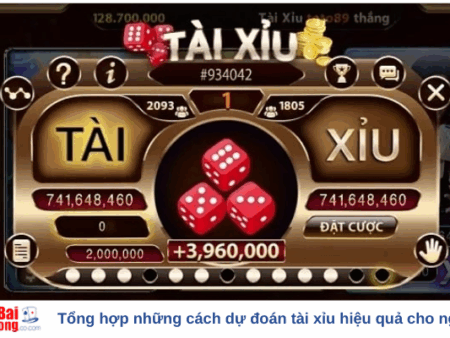 Tổng hợp những cách dự đoán tài xỉu hiệu quả cho người mới