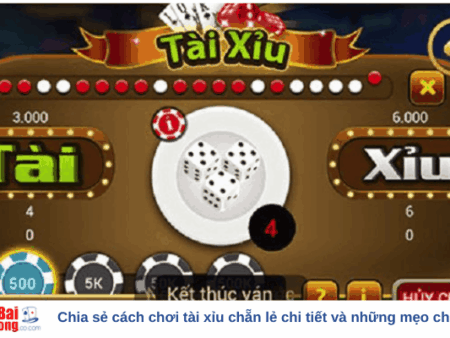 Chia sẻ cách chơi tài xỉu chẵn lẻ chi tiết và những mẹo chơi hiệu quả