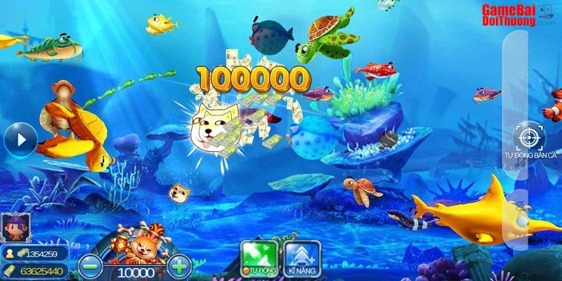 Mỗi loài cá trong trò chơi Vua Bắn Cá sẽ có giá trị thưởng khác nhau