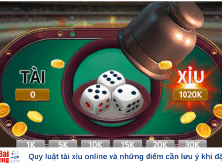 Quy luật tài xỉu online và những điểm cần lưu ý khi đặt cược